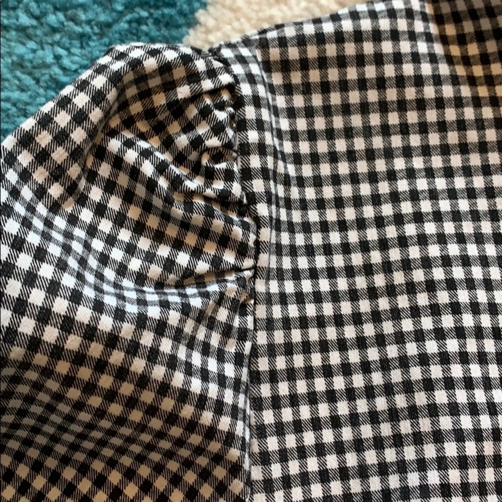 Miusol Black White Gingham‎ Retro Dress Stretchy EUC XL - Picture 6 of 12
